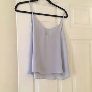 Lush light blue tank top